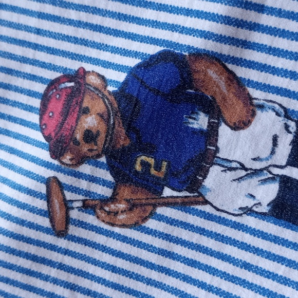 Vintage 90s Ralph Lauren Polo Bear Reworked Benny Shorts UNISEX ORIGINAL - Picture 6 of 7
